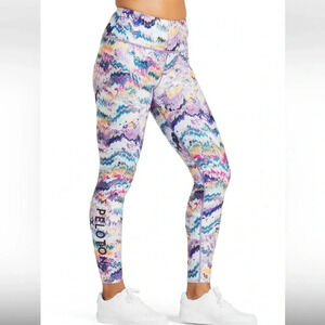 Peloton River Rock High Waist Legging Size Small 7/8" Length Multicolor Purple